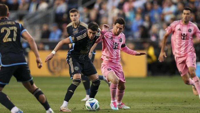 Messi Cetak Gol, Inter Miami Tahan Philadelphia Union 3-3